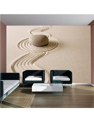 Fotomurale  Zen sand garden